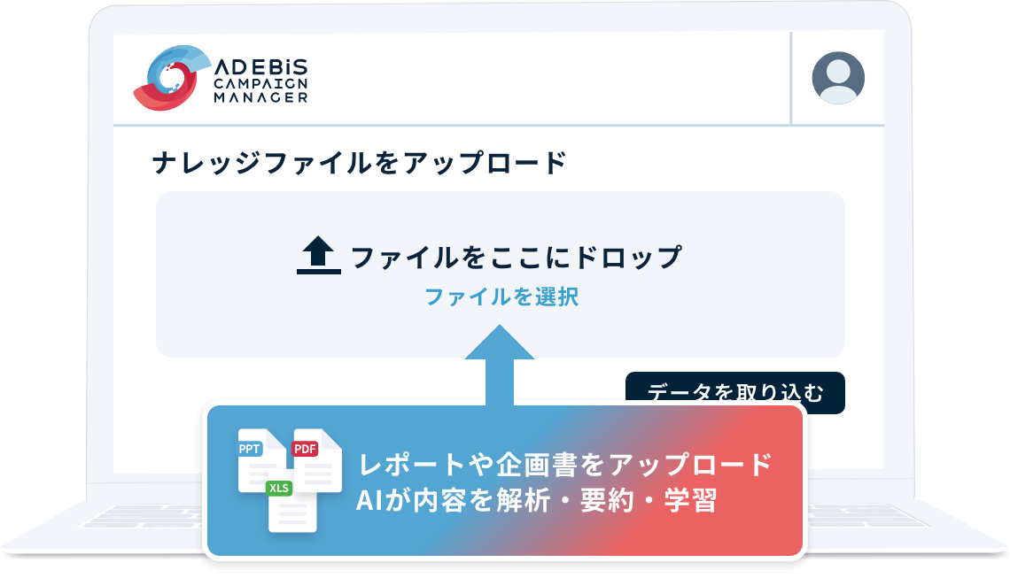 コンバージョン・CTR・CVRなどの施策実施結果を登録